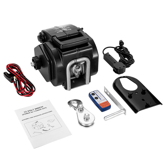 Fishing Boat Anchor Winch - Bootankerlier, 12V 24V trommeltype, zwaarlast staaldraad,