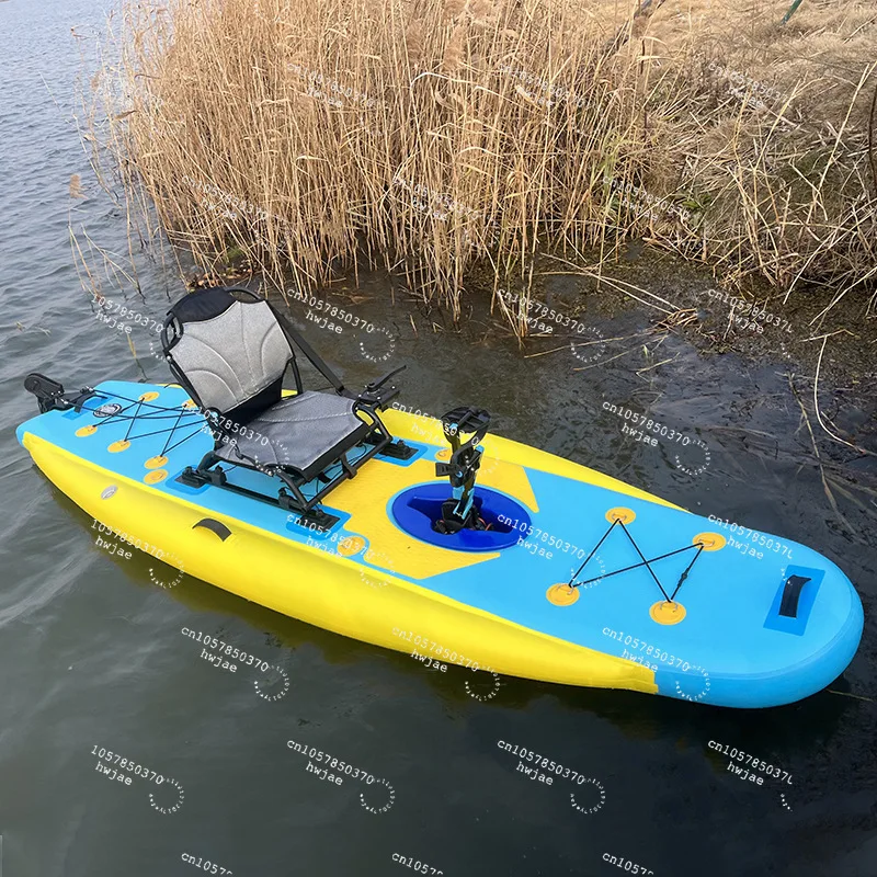 Fishing Boat Inflatable - Opblaasbare peddelkajak met aangepast logo, 1-persoons